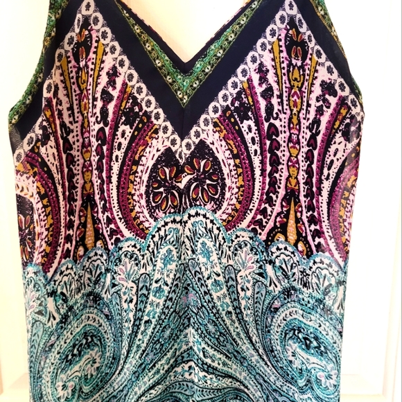 AB Studio Boho Paisley Print Summer Dress - Picture 6 of 16